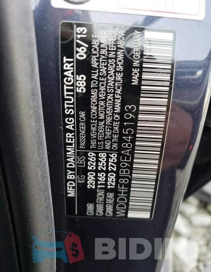 WDDHF8JB9EA845193 Photo# 12