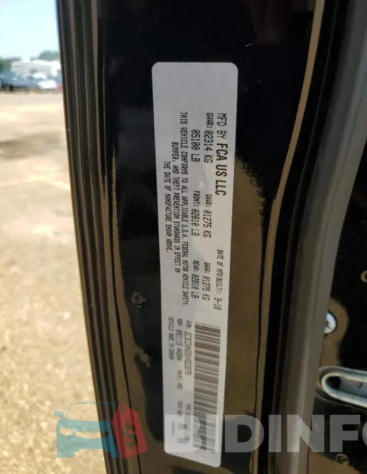 2C3CDXHG5KH523576 Photo# 12
