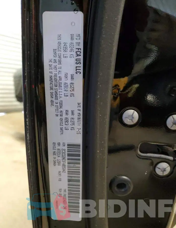 2C3CDZAG3FH895042 Photo# 13