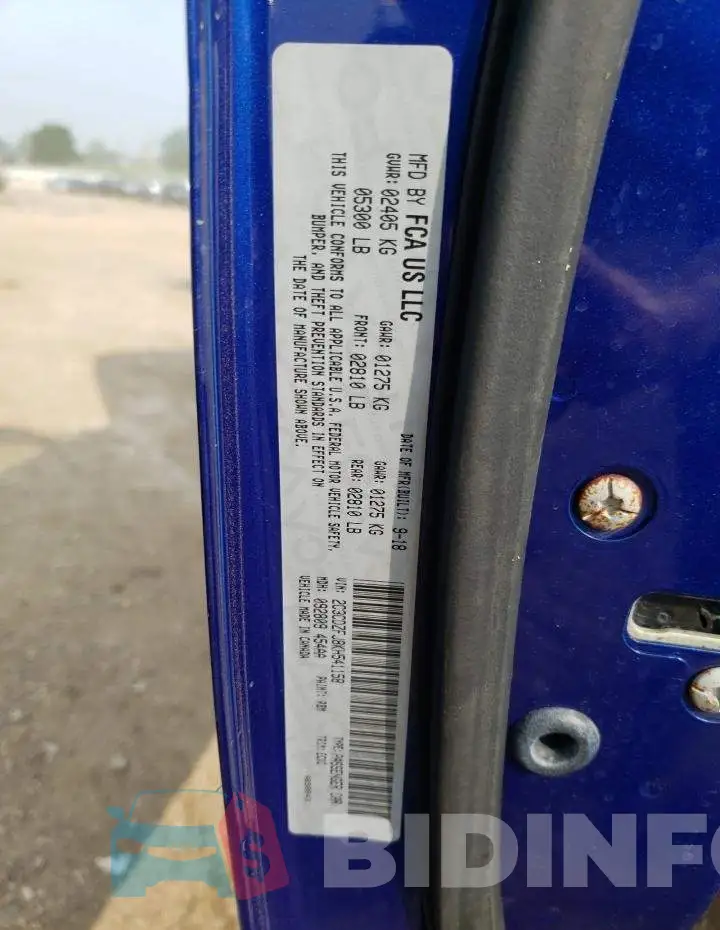 2C3CDZFJ8KH541158 Photo# 12