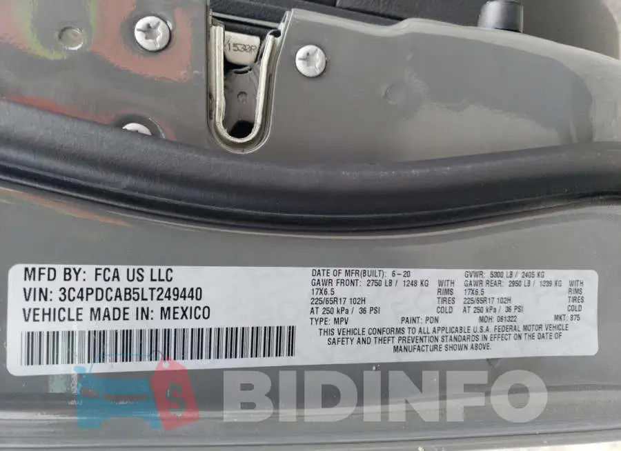 3C4PDCAB5LT249440 Photo# 13