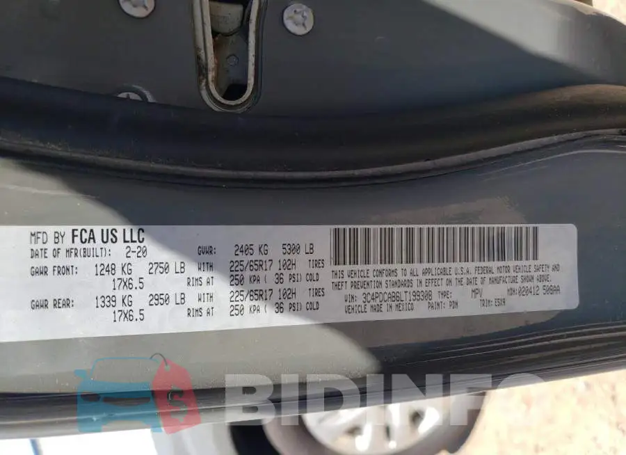 3C4PDCAB6LT199308 Photo# 13
