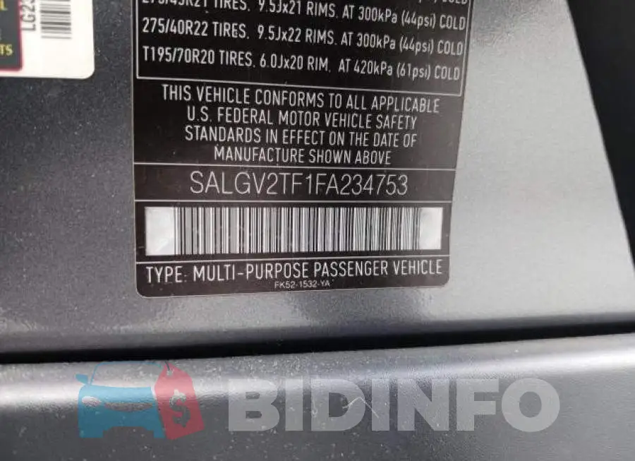 SALGV2TF1FA234753 Photo# 10