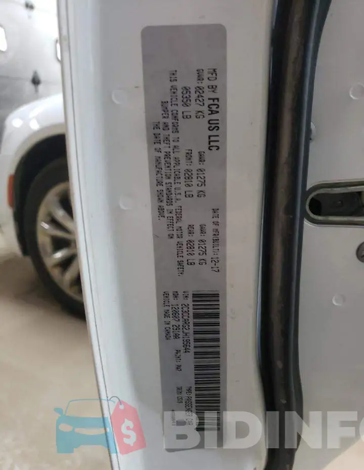 2C3CCARG2JH195644 Photo# 12