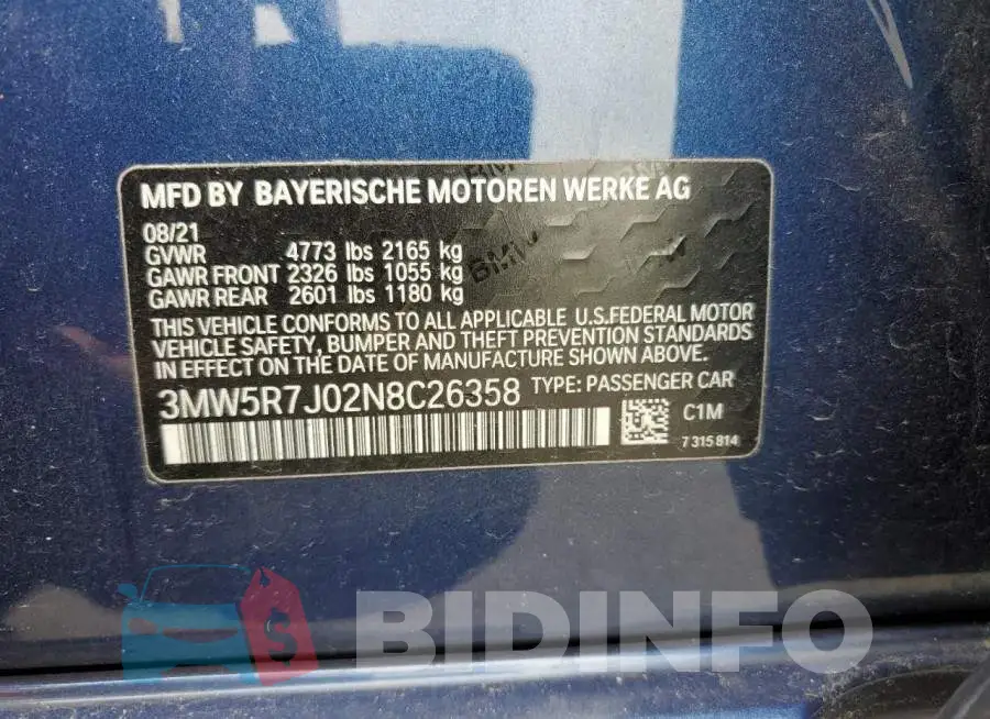 3MW5R7J02N8C26358 Photo# 12