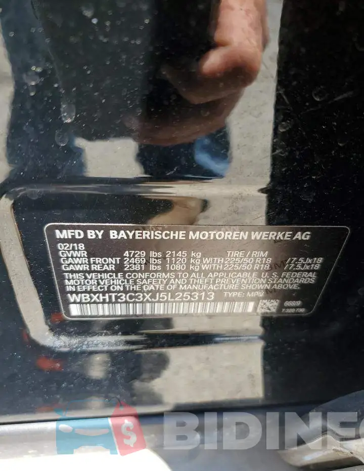 WBXHT3C3XJ5L25313 Photo# 13