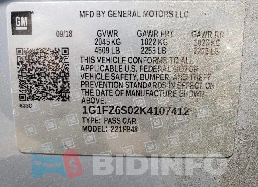 1G1FZ6S02K4107412 Photo# 12