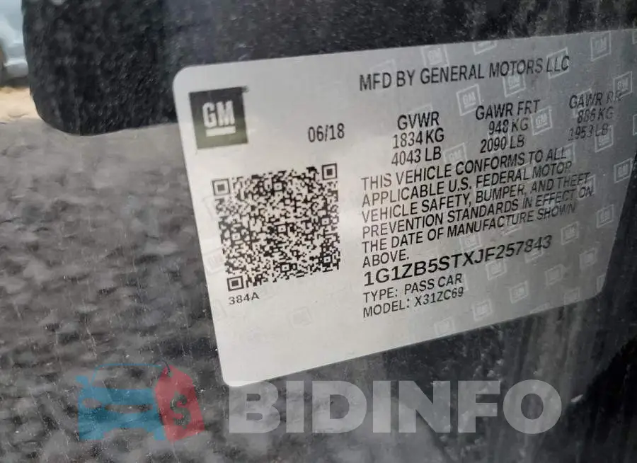 1G1ZB5STXJF257843 Photo# 13
