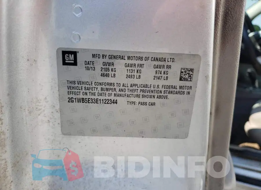 2G1WB5E33E1122344 Photo# 12