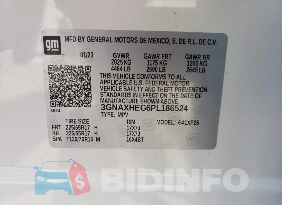 3GNAXHEG6PL186524 Photo# 13