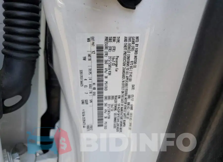 1FADP3FE3HL283625 Photo# 12