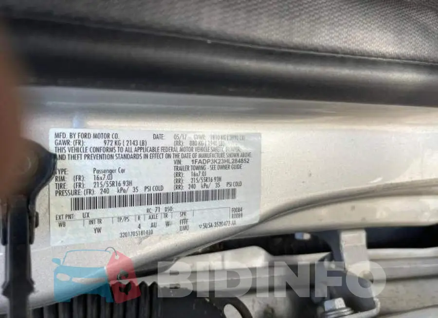 1FADP3K23HL284852 Photo# 10