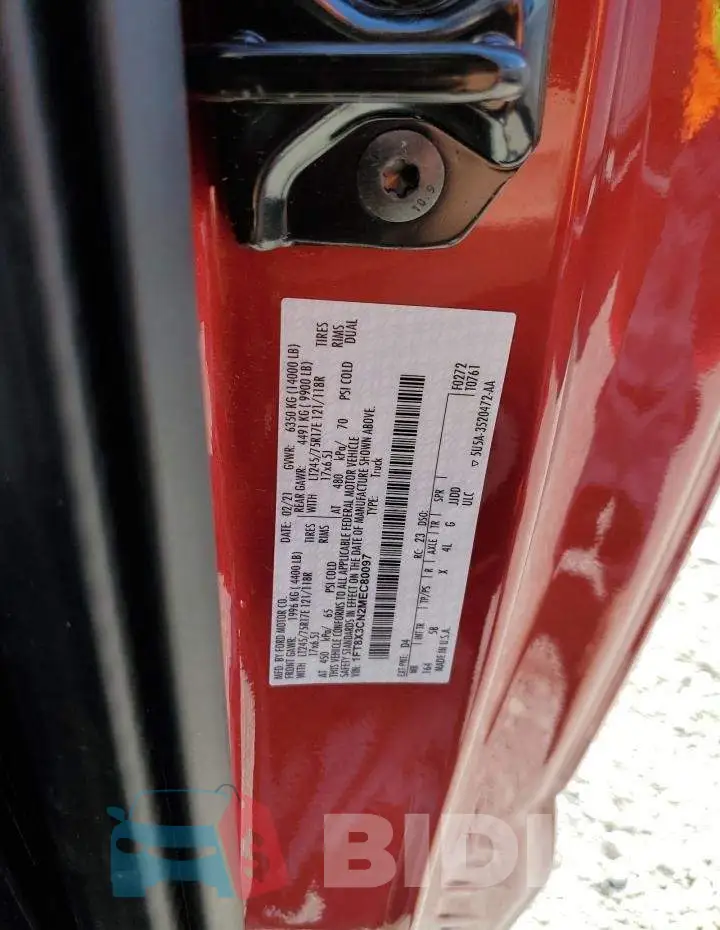 1FT8X3CN2MEC80097 Photo# 12