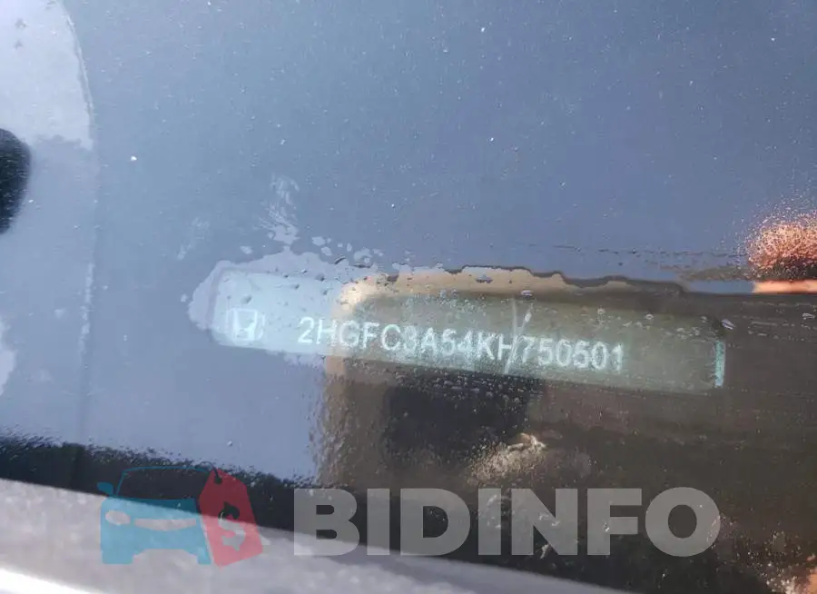 2HGFC3A54KH750501 Photo# 12