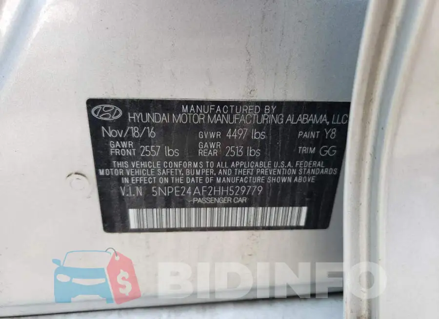 5NPE24AF2HH529779 Photo# 12