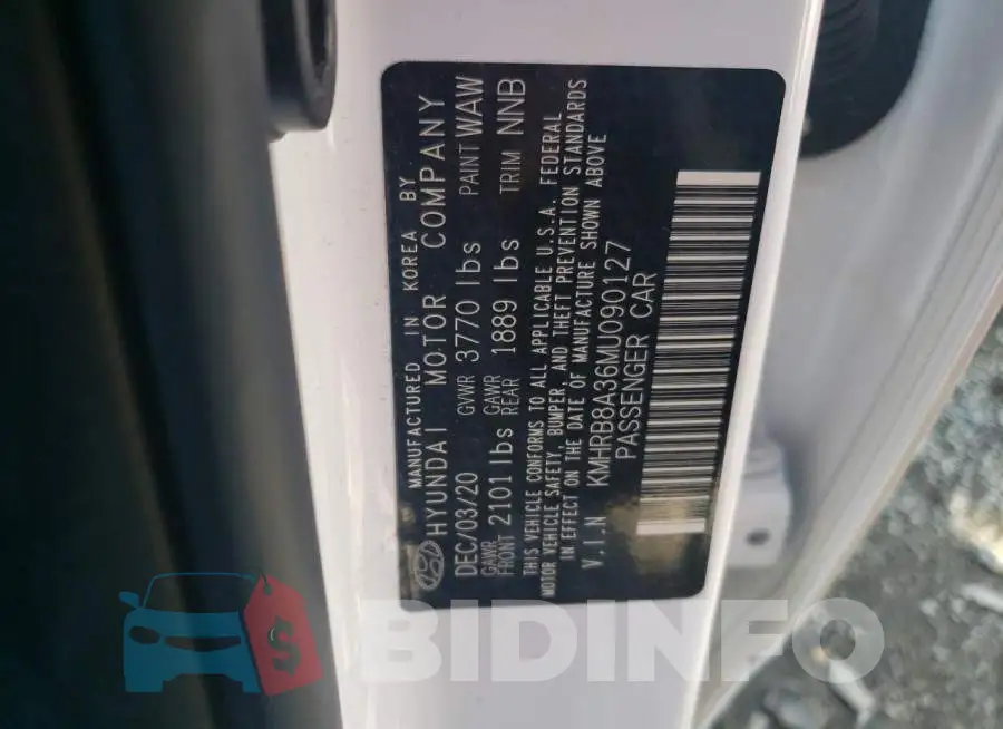KMHRB8A36MU090127 Photo# 13