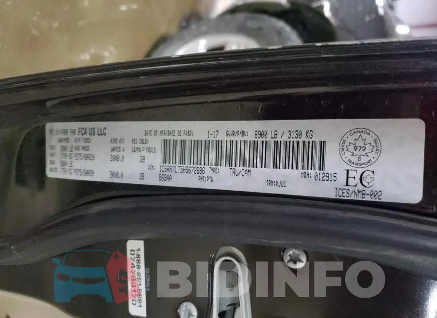 1C6RR7LT5HS672686 Photo# 12