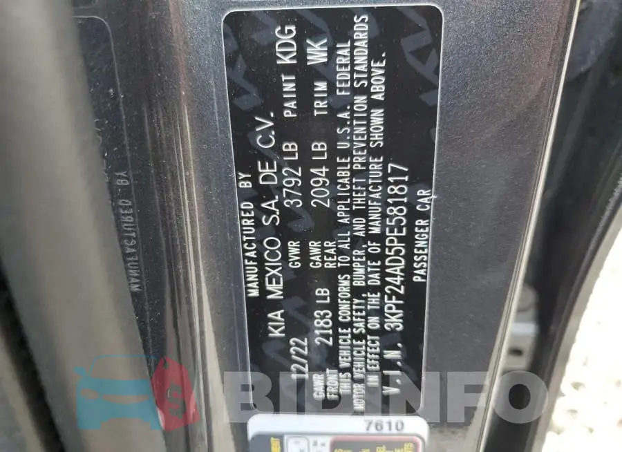 3KPF24AD5PE581817 Photo# 12