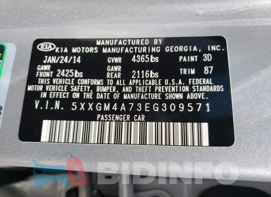 5XXGM4A73EG309571 Photo# 12