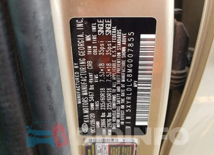 5XYRLDLC8MG007855 Photo# 12