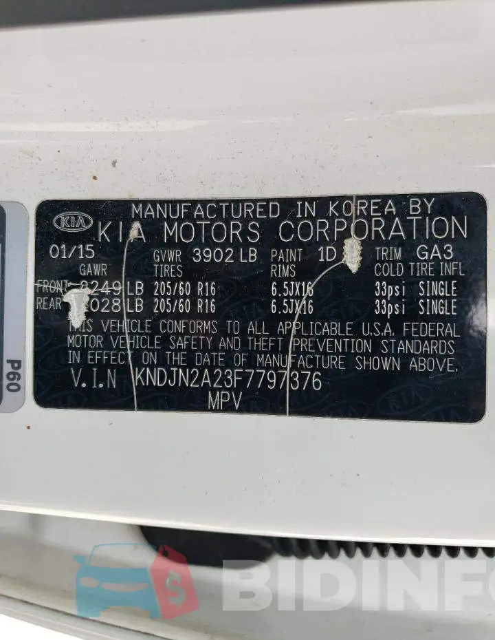 KNDJN2A23F7797376 Photo# 13