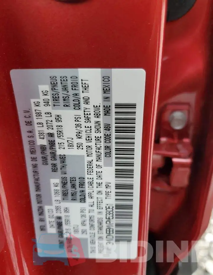 3MVDMBBMXPM538051 Photo# 12