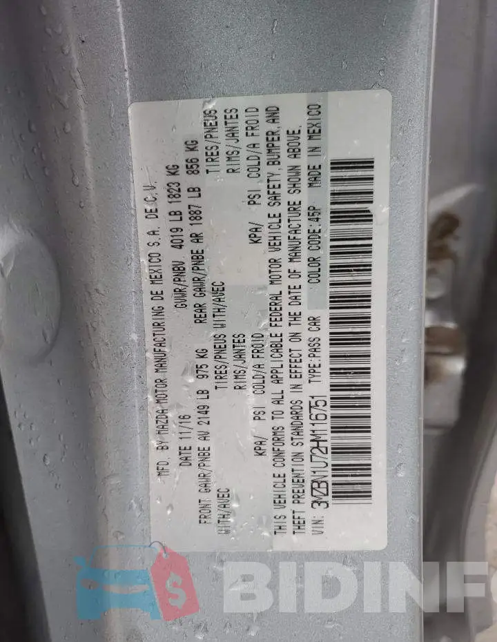 3MZBN1U72HM116751 Photo# 12