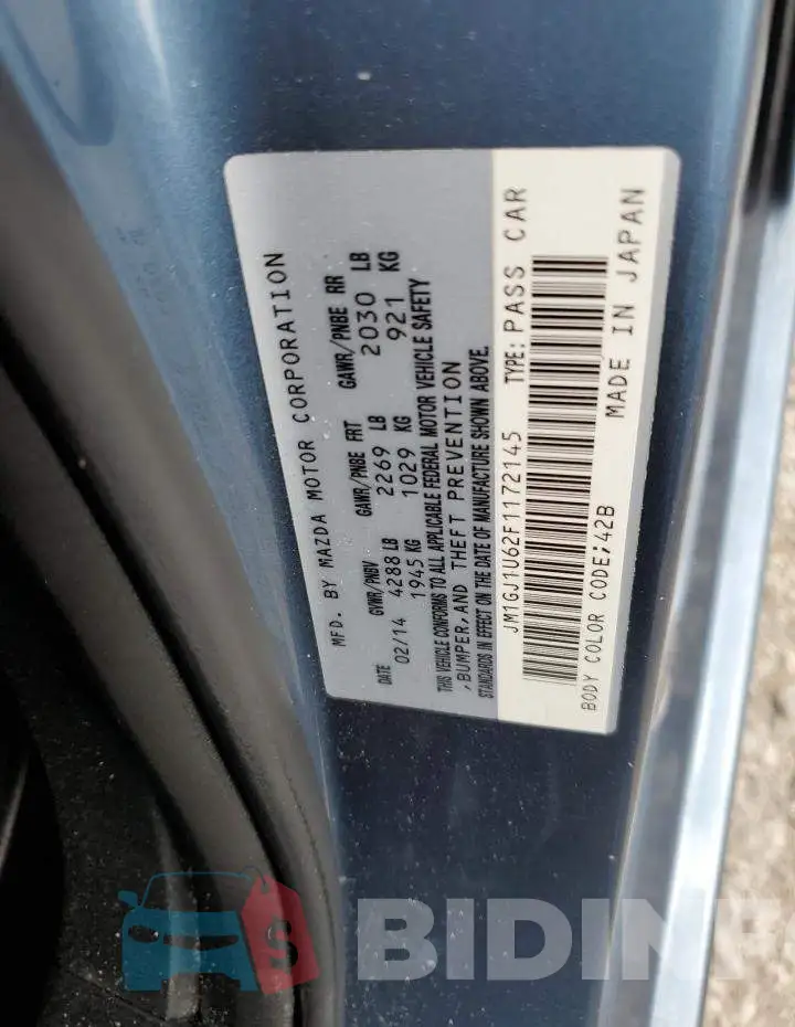 JM1GJ1U62F1172145 Photo# 12