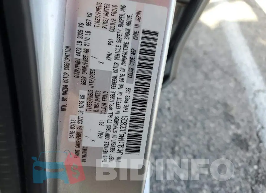 JM1GL1VM4J1308081 Photo# 12