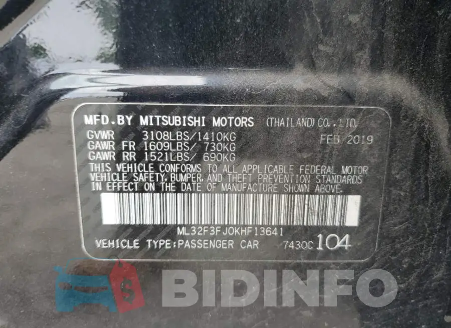 ML32F3FJ0KHF13641 Photo# 12
