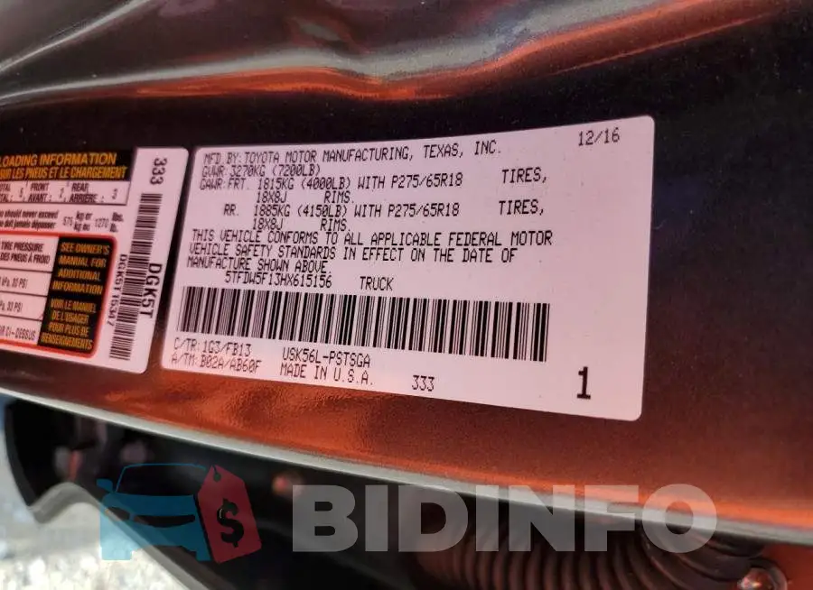 5TFDW5F13HX615156 Photo# 13