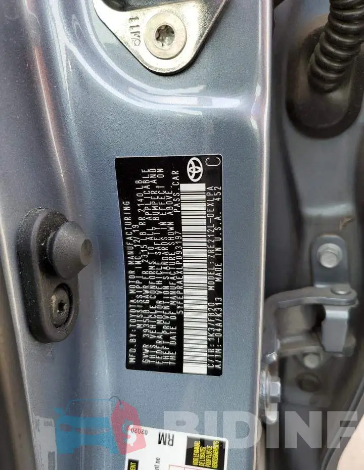 5YFEPRAEXLP093197 Photo# 13