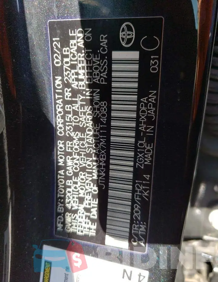 JTNKHMBX7M1114088 Photo# 12