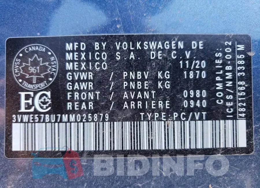 3VWE57BU7MM025879 Photo# 12