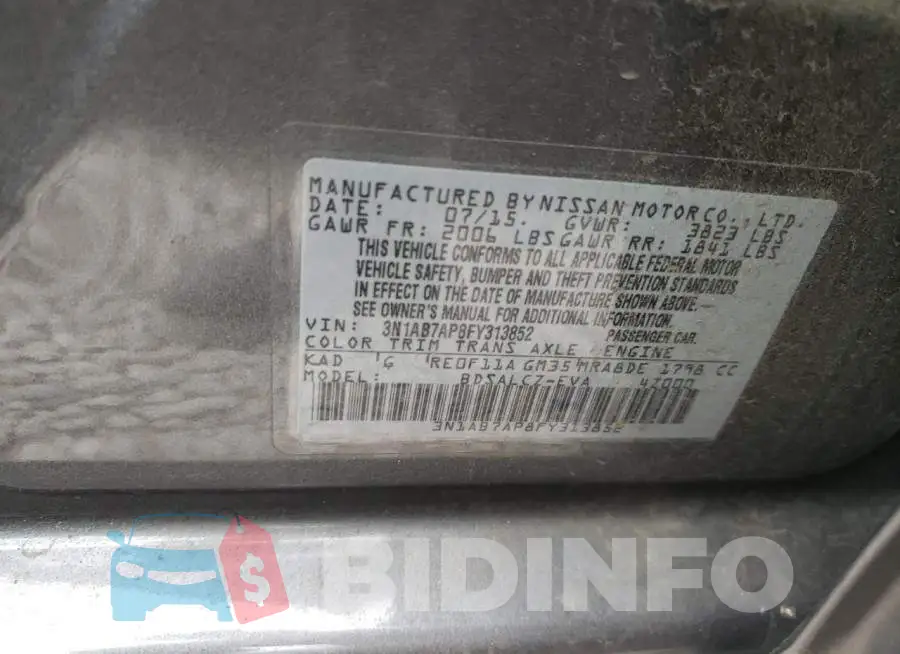 3N1AB7AP8FY313852 Photo# 12