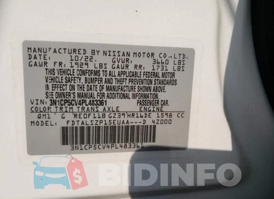 3N1CP5CV4PL483361 Photo# 12