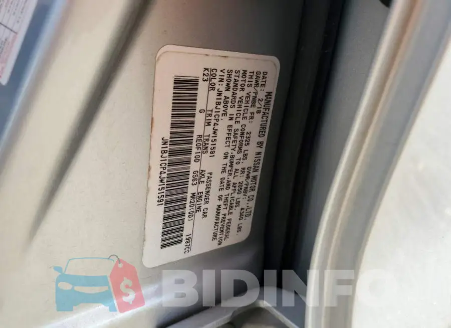 JN1BJ1CP4JW151591 Photo# 12