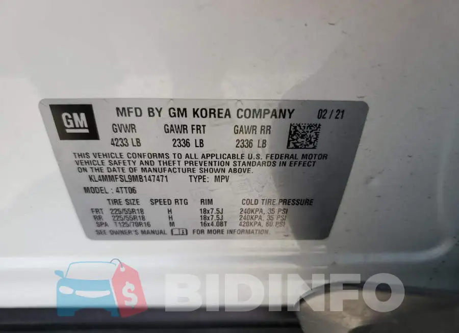 KL4MMFSL9MB147471 Photo# 13