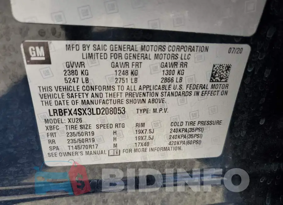 LRBFX4SX3LD208053 Photo# 13