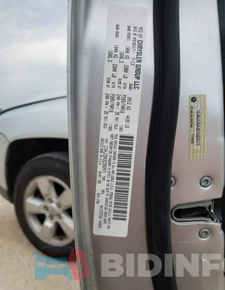 1C4NJCBA3ED562971 Photo# 13