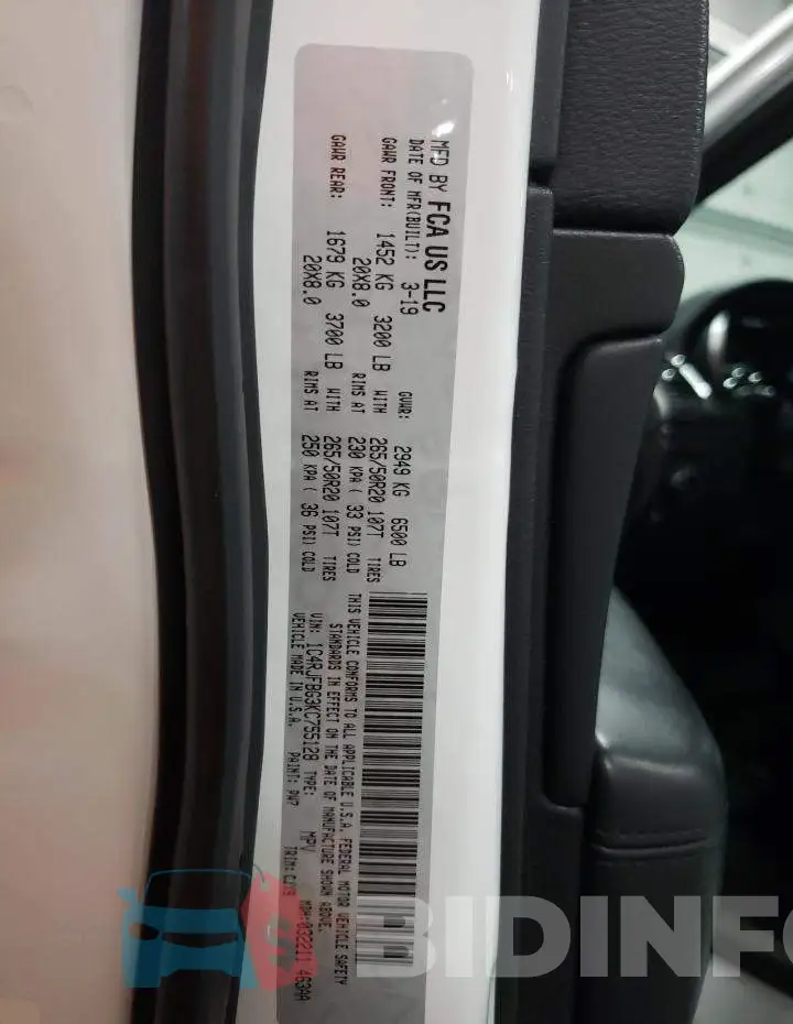 1C4RJFBG3KC755128 Photo# 14