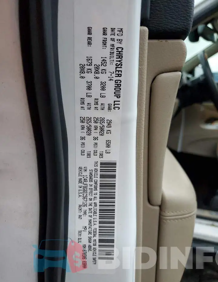 1C4RJFBG6EC567126 Photo# 12