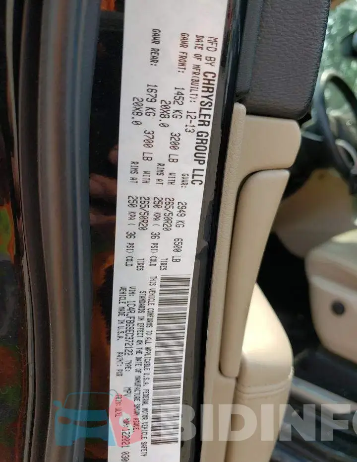 1C4RJFBG9EC372122 Photo# 13