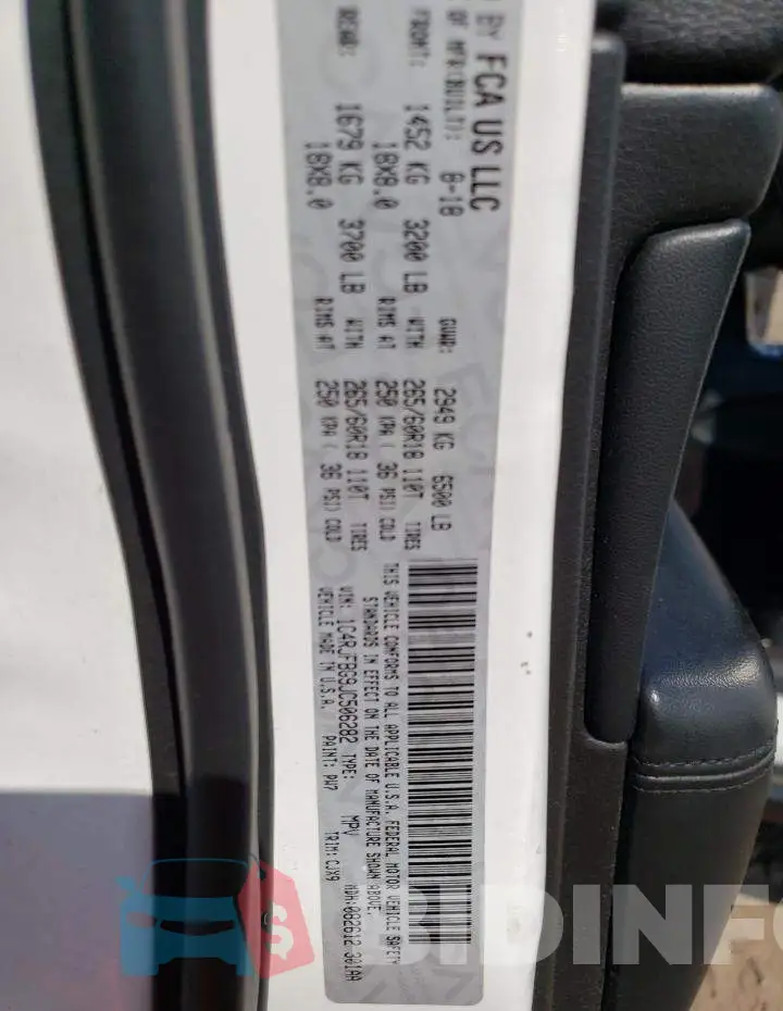 1C4RJFBG9JC506282 Photo# 13