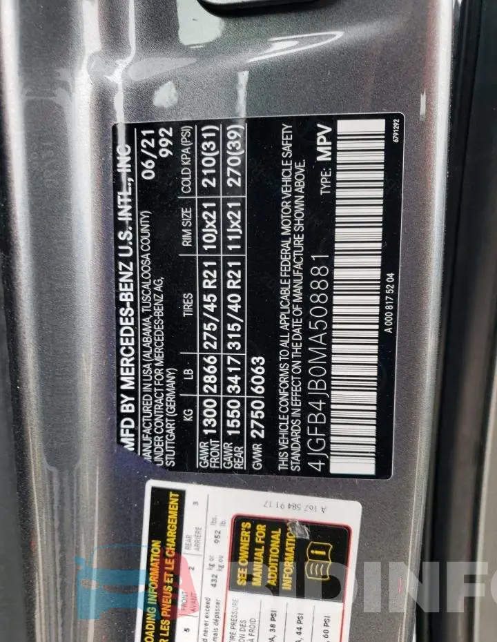4JGFB4JB0MA508881 Photo# 14