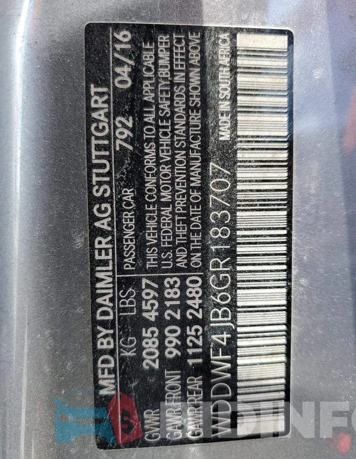 WDDWF4JB6GR183707 Photo# 12