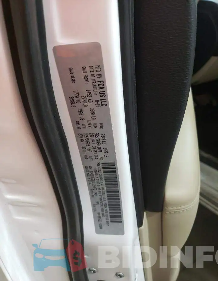1C4RDJEG0LC125073 Photo# 14