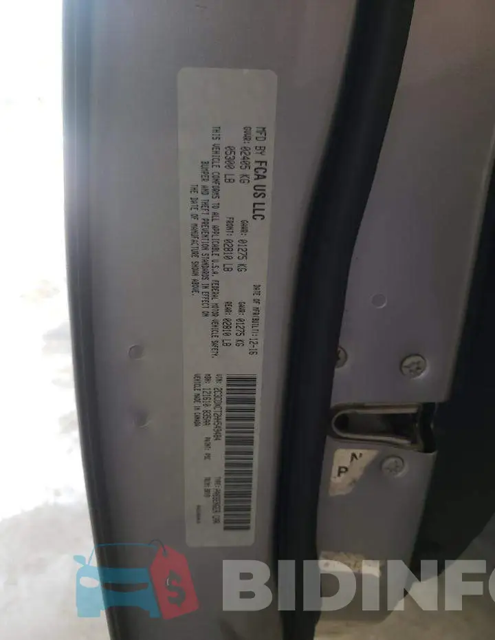 2C3CDXCT2HH549484 Photo# 12