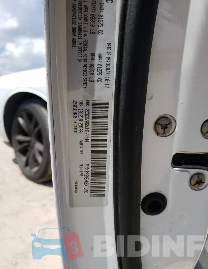 2C3CDZAG5JH172544 Photo# 13