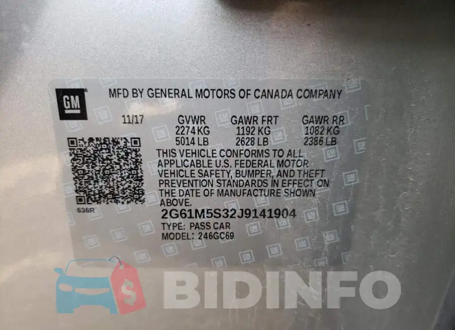2G61M5S32J9141904 Photo# 12
